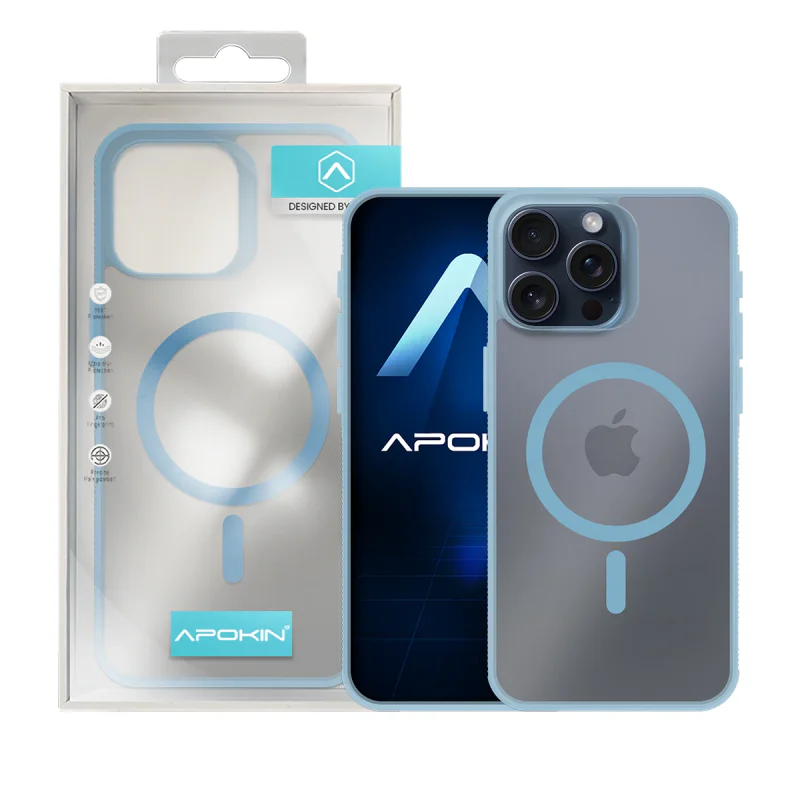 Capa Apokin ABR com MagSafe para iPhone 16 Pro Lilás - Imagem 5