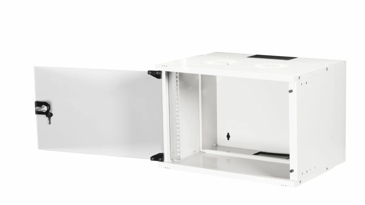 Bastidor de Parede Equip Eco Mount 19" 7U 540x400 mm Porta de Vidro Cinzento RAL7035 - Imagem 3