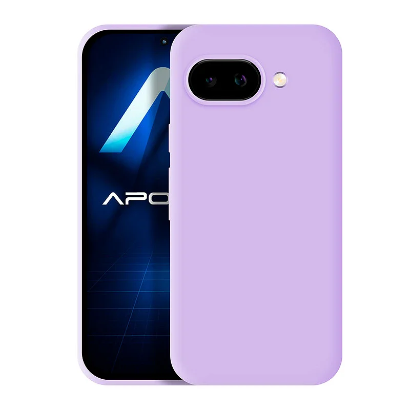 Capa Apokin em Silicone Macio para Google Pixel 9a Cor: Preto - Imagem 5