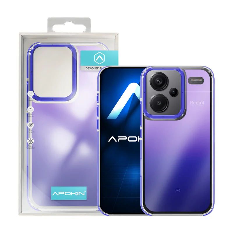 Capa Apokin para Xiaomi Redmi Note 13 Pro+ Efeito Camaleão Lilás - Imagem 5