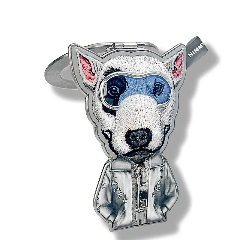 Suporte Magnético Apokin com Cão Bordado para Telemóvel Cinzento - Imagem 6