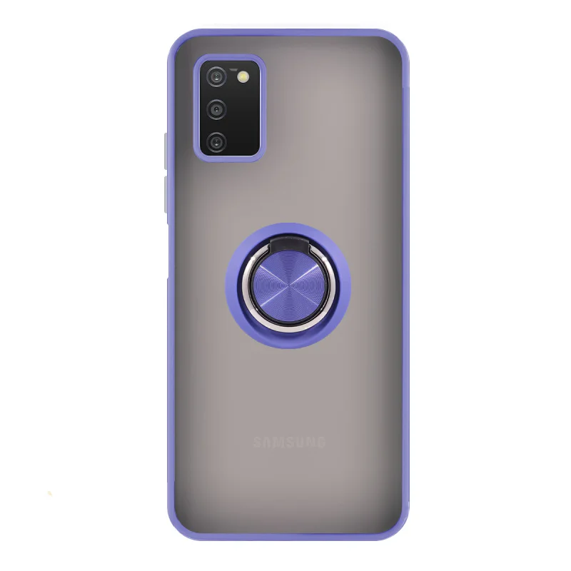 Capa de Gel Apokin para Samsung Galaxy A03s com Íman e Suporte Fumado Vermelho - Imagem 3