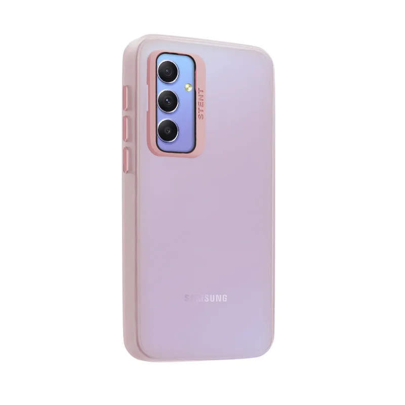 Capa de Silicone Mate com Suporte e Proteção de Câmara Apokin para Samsung Galaxy A34 Transparente - Imagem 3