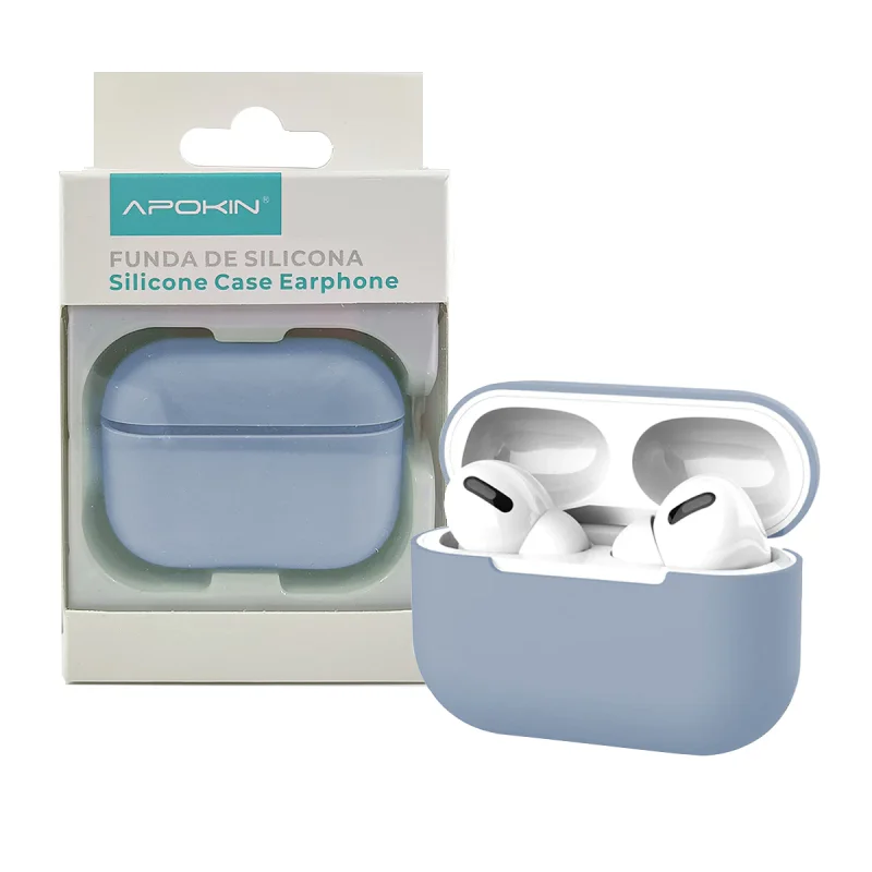 Capa de Silicone Apokin para Apple AirPods Pro Rosa - Imagem 5