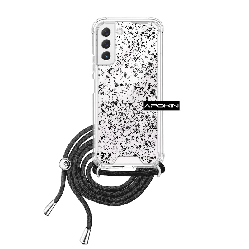 Capa Apokin Gel Transparente com Cordão para Samsung Galaxy S22 Plus Lilás - Imagem 5