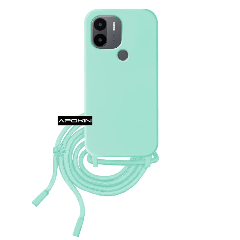 Capa Suave Apokin com Cordão para Xiaomi Redmi A1 Plus Lilás - Imagem 2