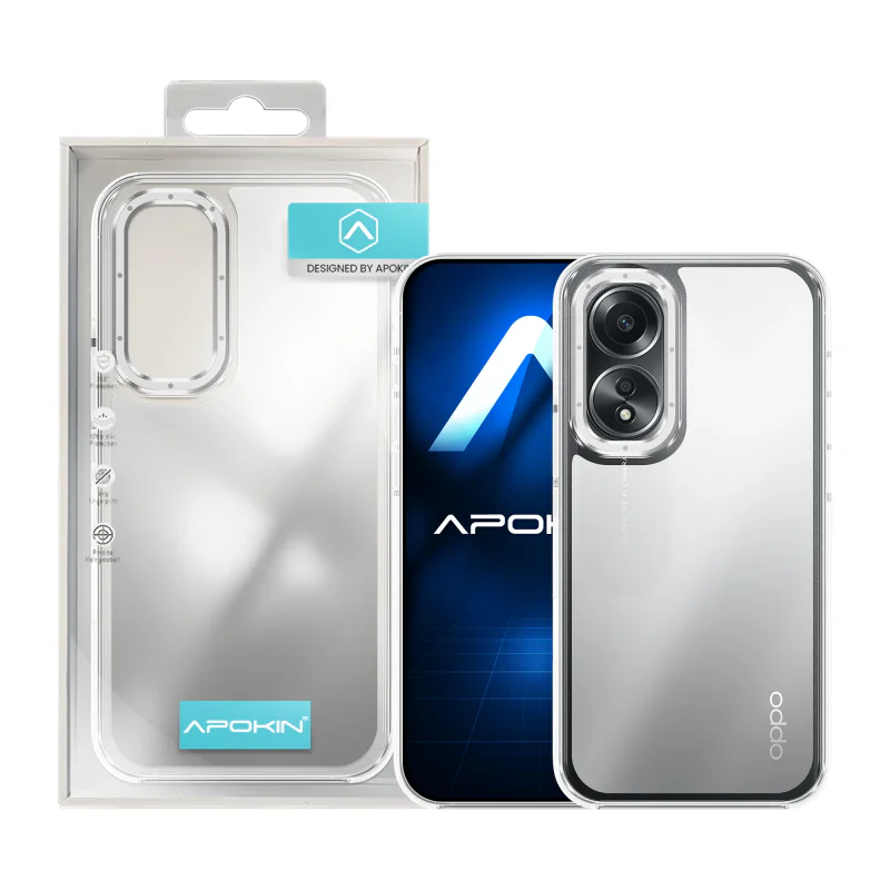 Capa Apokin para Oppo A38 4G Efeito Camaleão Prata - Imagem 3