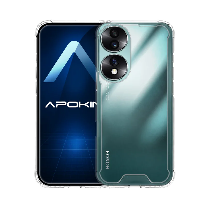 Capa Antichoque Apokin Premium para Honor 70 em Silicone Transparente - Imagem 1