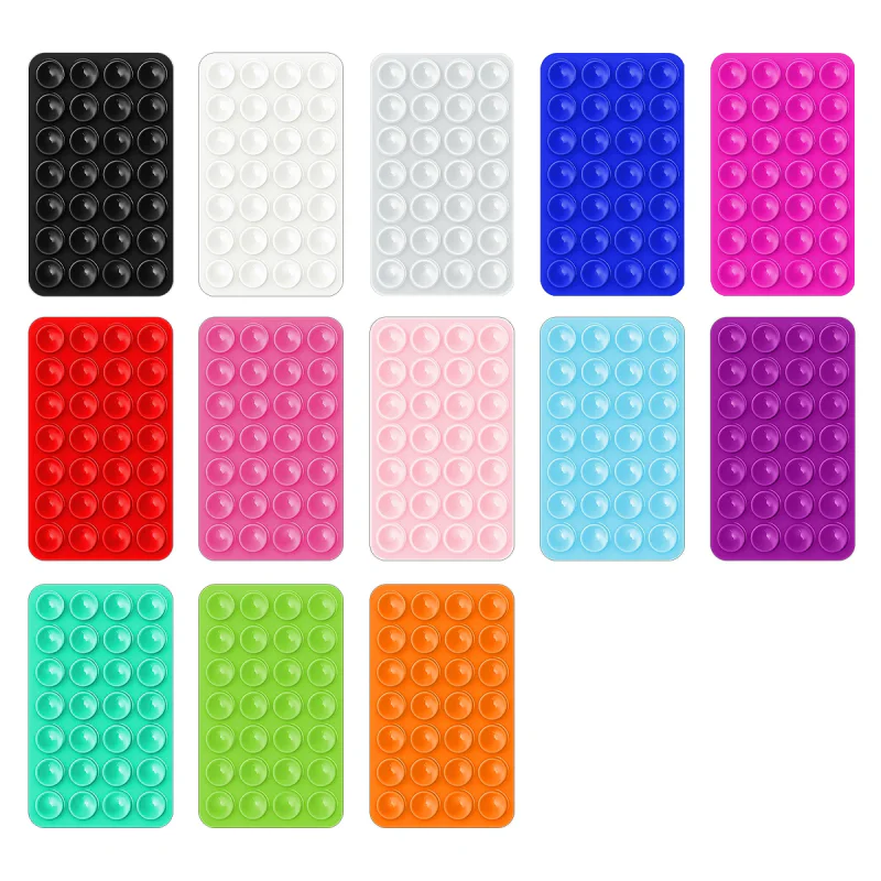 Suporte de Ventosa Apokin Retangular em Silicone para Telemóvel Variedade de cores