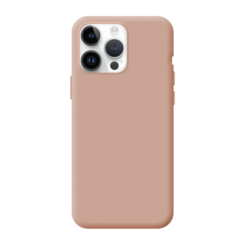 Capa de Silicone Suave Apokin com Proteção de Câmara 3D para iPhone 14 Pro Lilás - Imagem 5