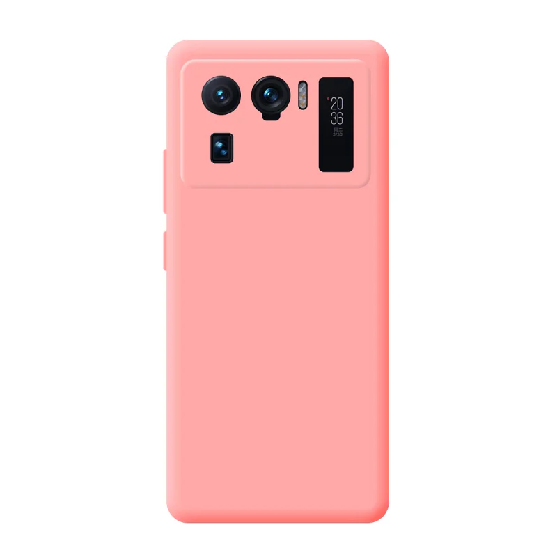 Capa Apokin para Xiaomi Mi 11 em Silicone Ultra Suave com Proteção de Câmara 3D Rosa