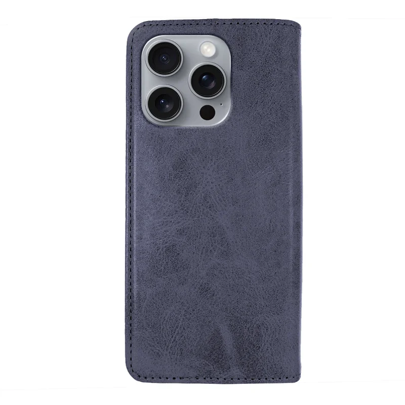 Capa Livro Apokin para iPhone 16 Pro em Pele Sintética com Porta-Cartões Rosa - Imagem 3