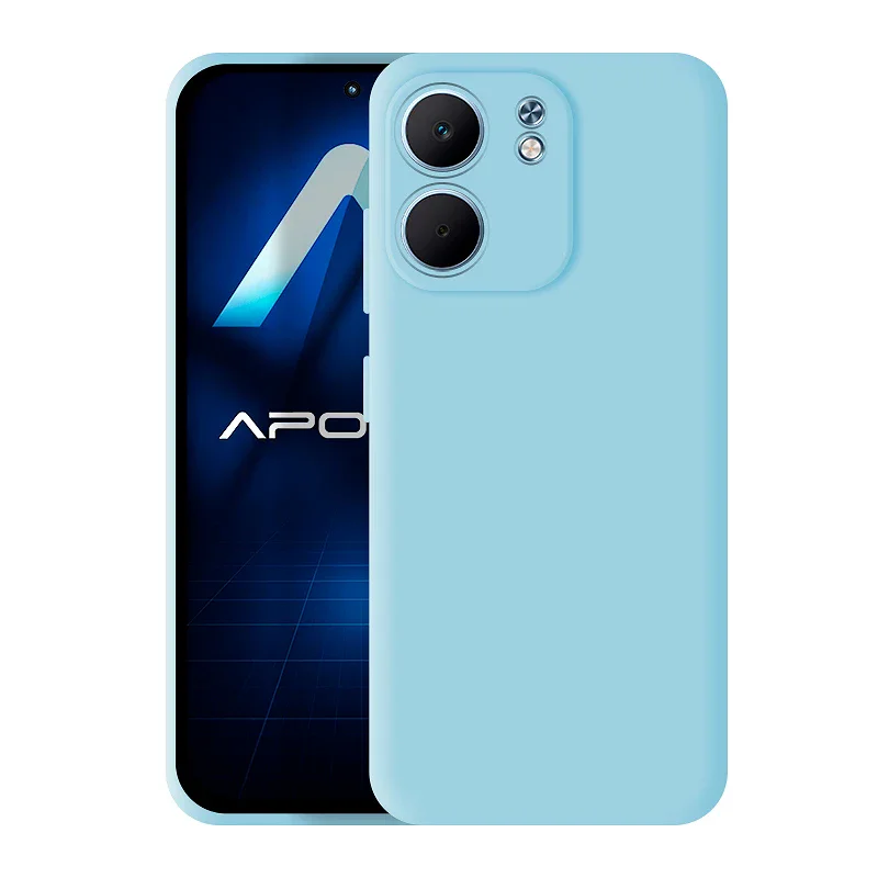 Capa Apokin para Oppo A5x Silicone Suave Rosa Claro - Imagem 6
