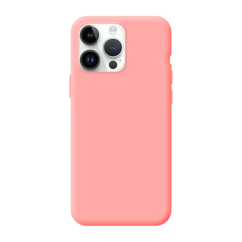 Capa de Silicone Suave Apokin com Proteção de Câmara 3D para iPhone 14 Pro Lilás - Imagem 4