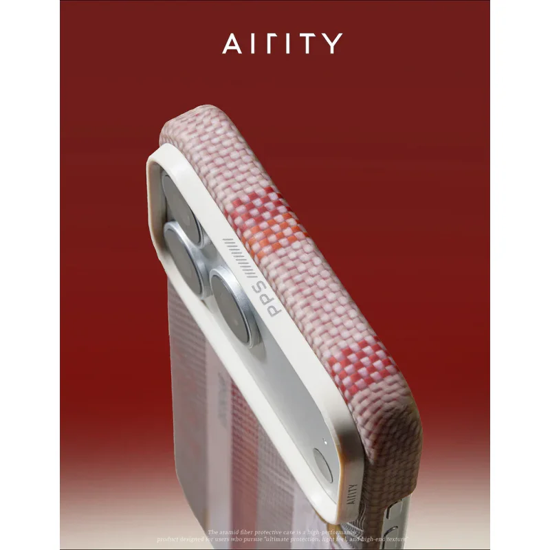 Capa Apokin para Apple iPhone 17 Pro Max / 18 Pro Max Fibra de Aramida Airity Ouro - Imagem 3