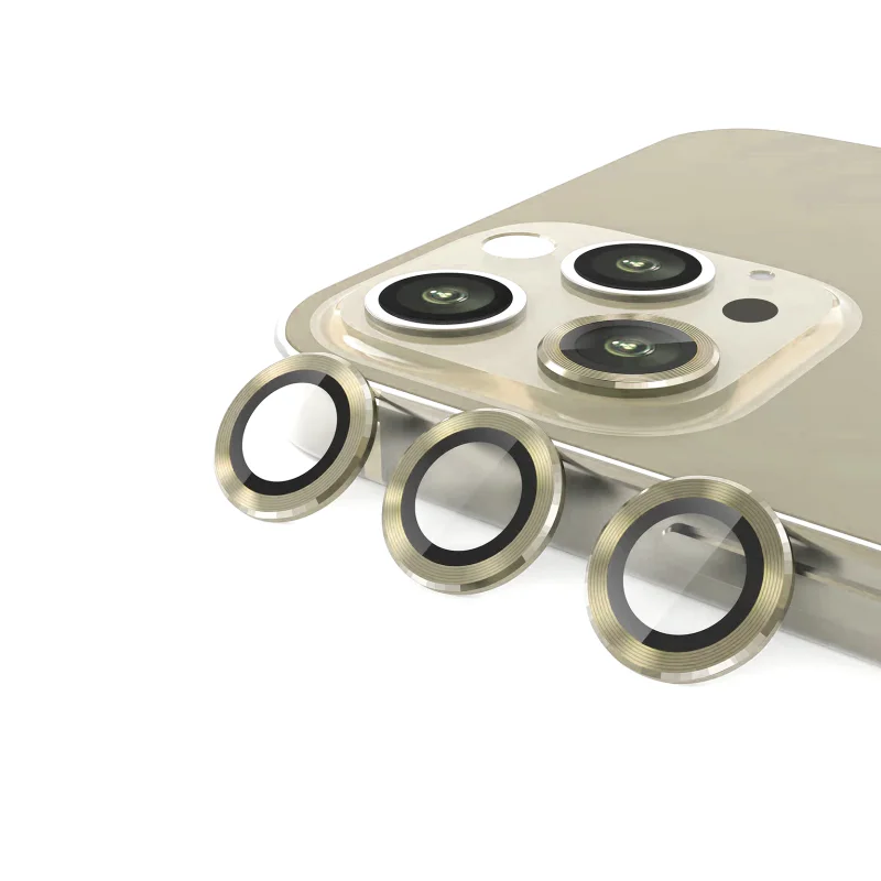 Protetor de Lentes Apokin em Alumínio para iPhone 12 Pro Max Prata - Imagem 3