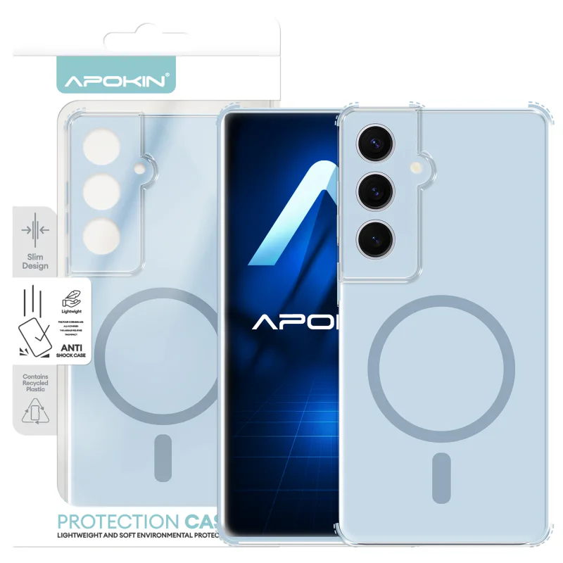 Capa Bumper Apokin Urban com MagSafe para Samsung Galaxy S25 Plus Lilás - Imagem 3