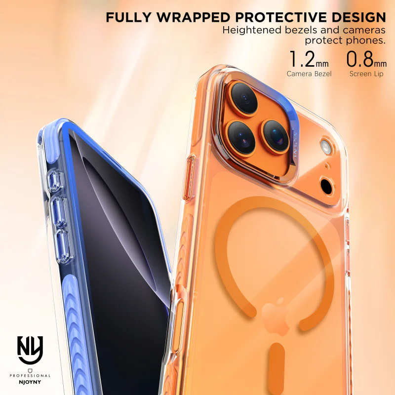 Capa Apokin Phantom Armor S1-MAG para iPhone 17 Pro Max e 18 Pro Max Cinza - Imagem 6