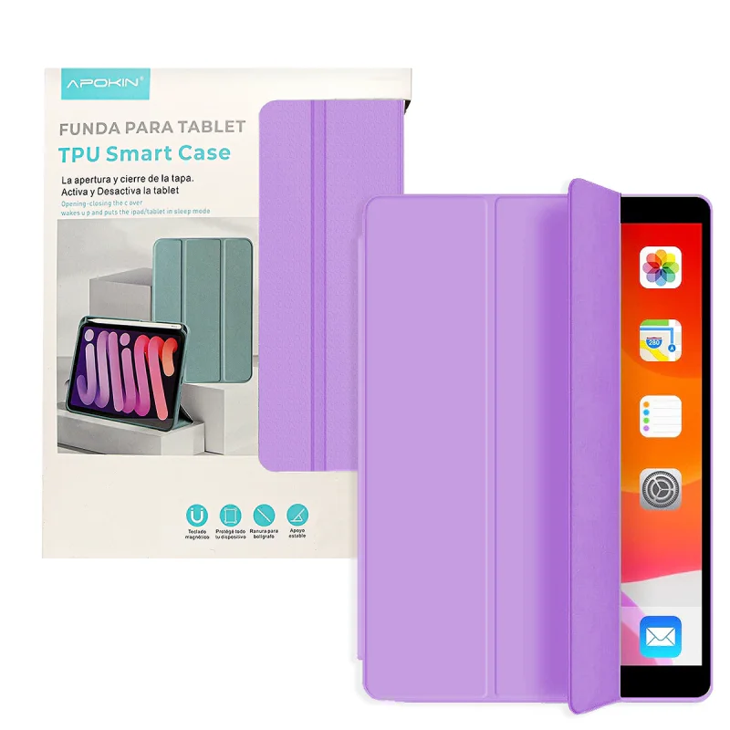 Capa Apokin Smart Cover V2 para Samsung Galaxy Tab S7 e S8 com Suporte para Caneta Azul - Imagem 3