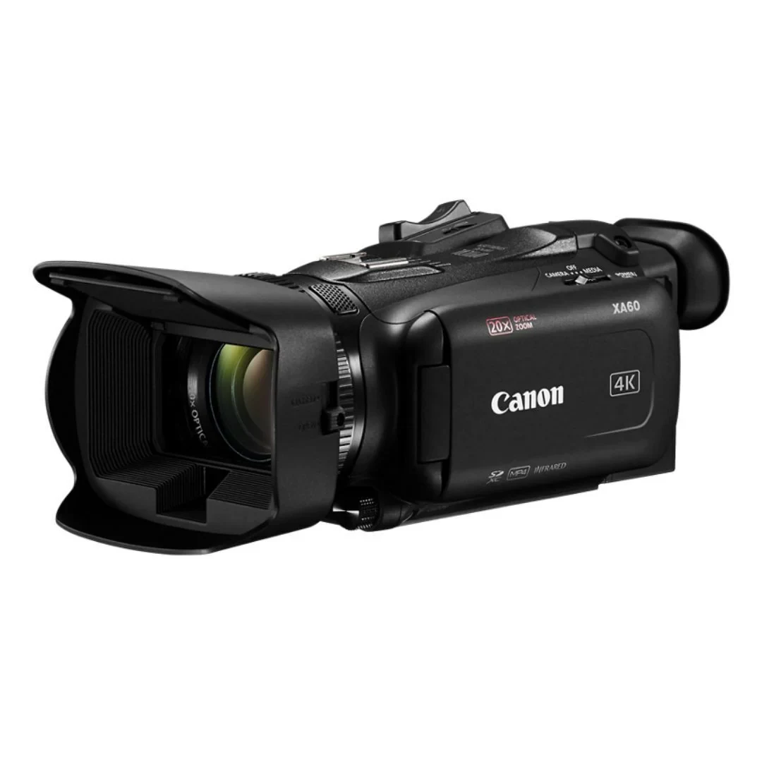 Câmara de Vídeo Canon XA60 4K UHD Profissional com Zoom Óptico 20x e Ecrã Tátil 3,5" - Imagem 4