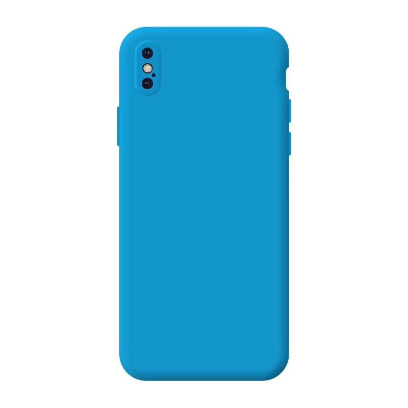 Capa de Silicone Apokin com Proteção de Câmara 3D para iPhone X / XS Lilás - Imagem 4