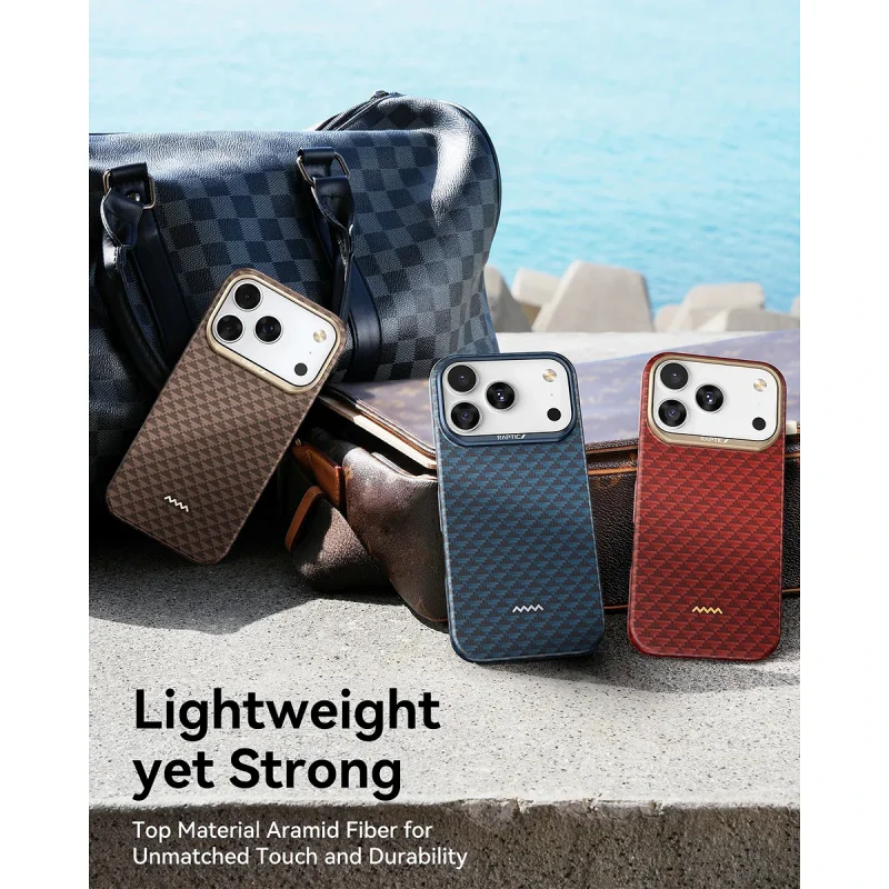 Capa Apokin Raptic Aramid Skin com MagSafe para iPhone 18 Pro Humble - Imagem 6