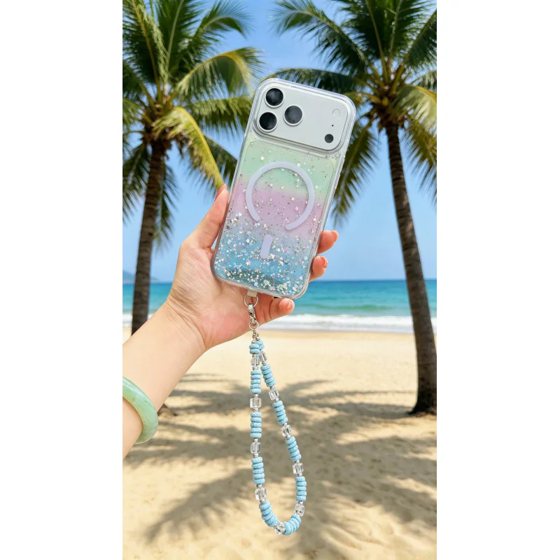 Capa Apokin com Purpurina em Degradé e MagSafe para iPhone 16 Pro Variante 2 - Imagem 4