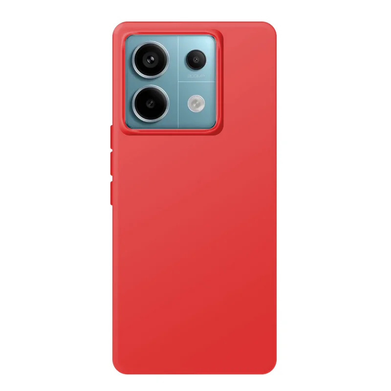 Capa Apokin para Xiaomi Redmi Note 13 5G Silicone Suave Vermelho - Imagem 4