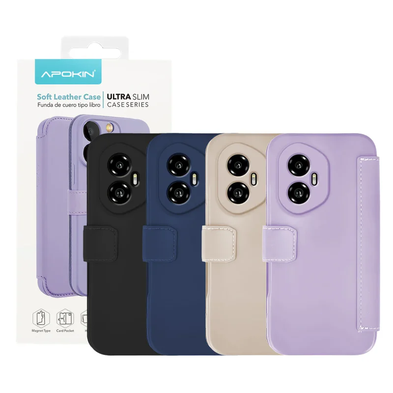 Capa Apokin para Honor 300 em Silicone Suave Rosa claro - Imagem 1