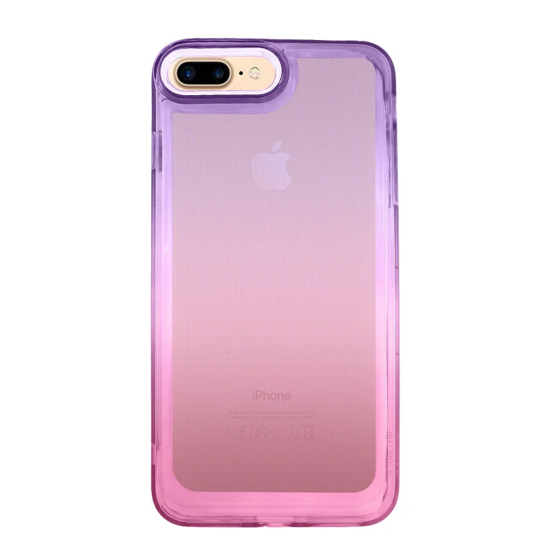 Capa Apokin Space para iPhone 7 / 8 Plus com Efeito Degradê e Folha Colorida Variedade de cores - Imagem 6