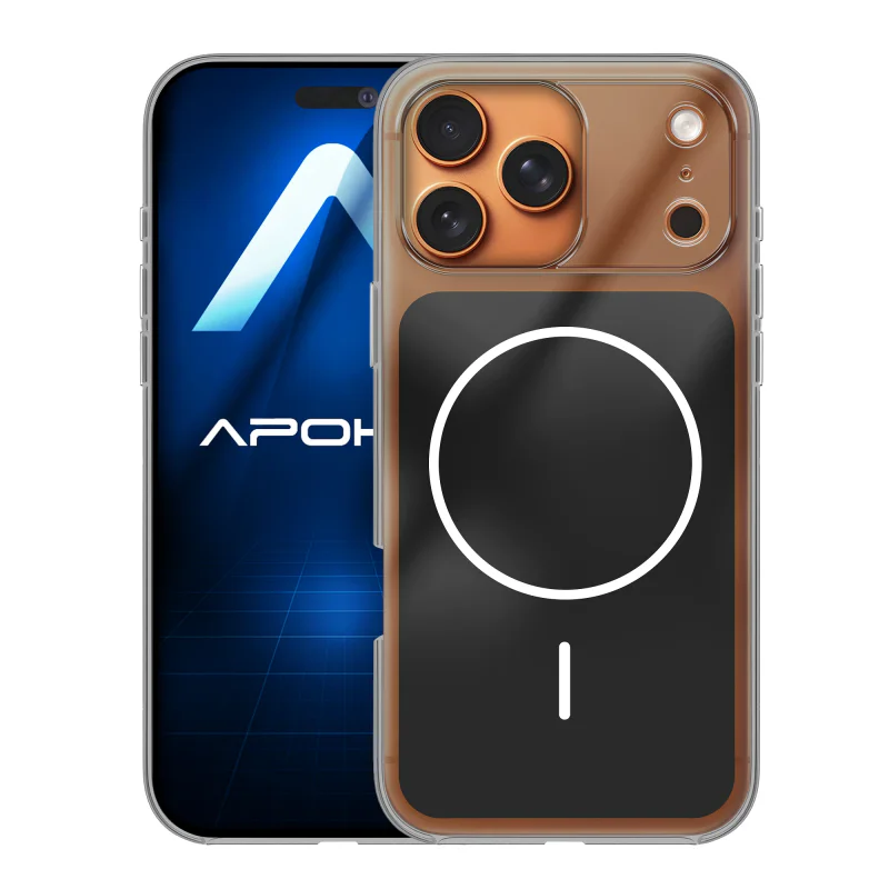 Capa Apokin para iPhone 17 Pro Max Acrílica Premium com MagSafe Variedade de cores - Imagem 2