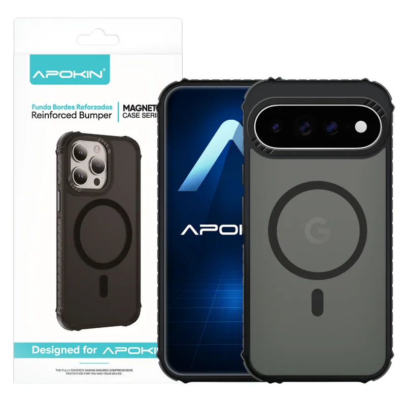 Capa Apokin Rock para Google Pixel 11 e 11 Pro Efeito Fumado com MagSafe Azul - Imagem 6