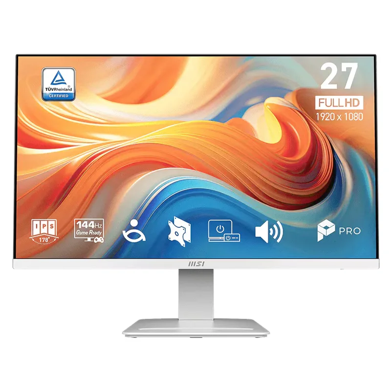 Monitor MSI PRO MP273W E14A 27" IPS Flat 144Hz 4ms HDMI DP VGA