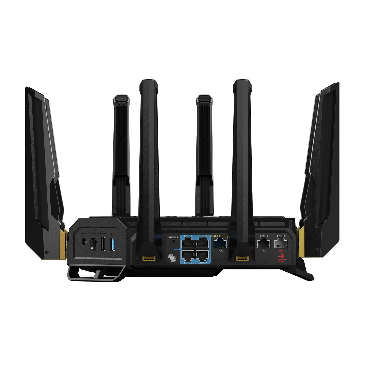 Router Gaming Asus ROG Rapture GT-BE98 Wi-Fi 7 Quad-band BE25000 2x 10G - Imagem 4