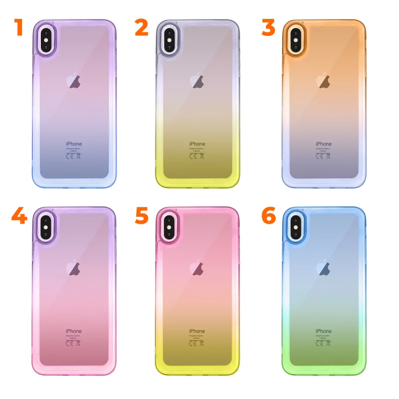 Capa Apokin para iPhone XS Max Degradé com Proteção de Câmara Cor 2 - Imagem 1