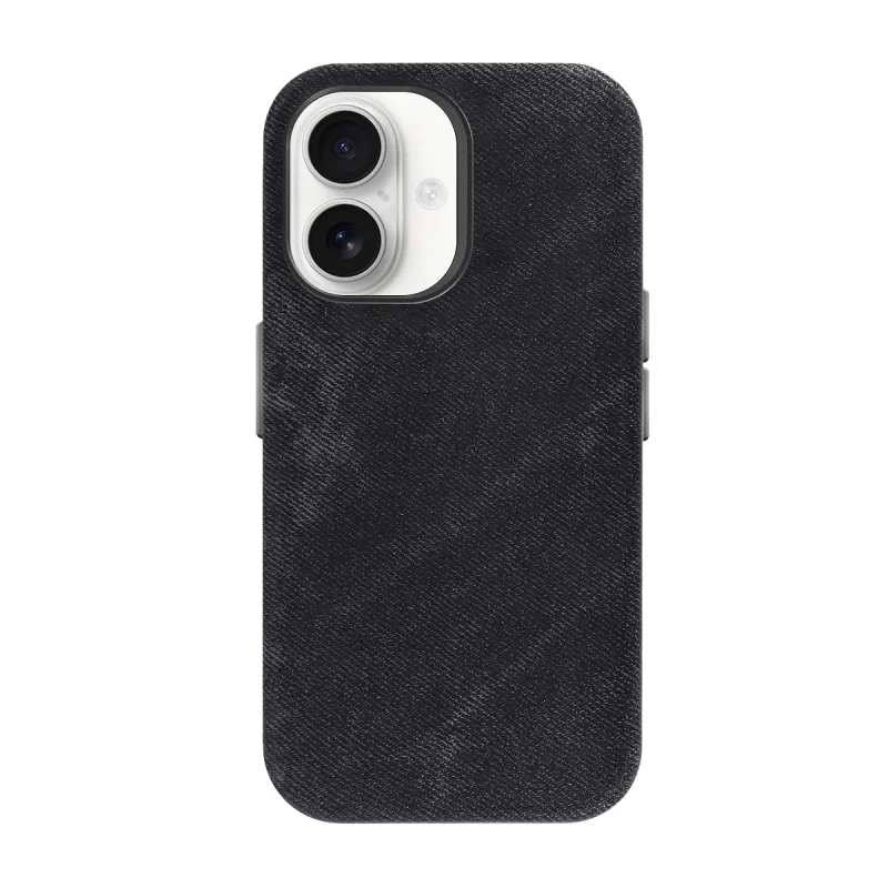 Capa Mocome Apokin para iPhone 17 em Pele com MagSafe Cinza - Imagem 3