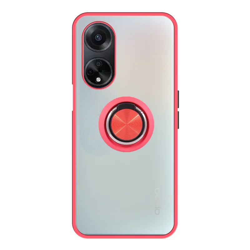 Capa Apokin em Gel Fumada com Íman e Suporte para Oppo A98 Variedade de cores - Imagem 2
