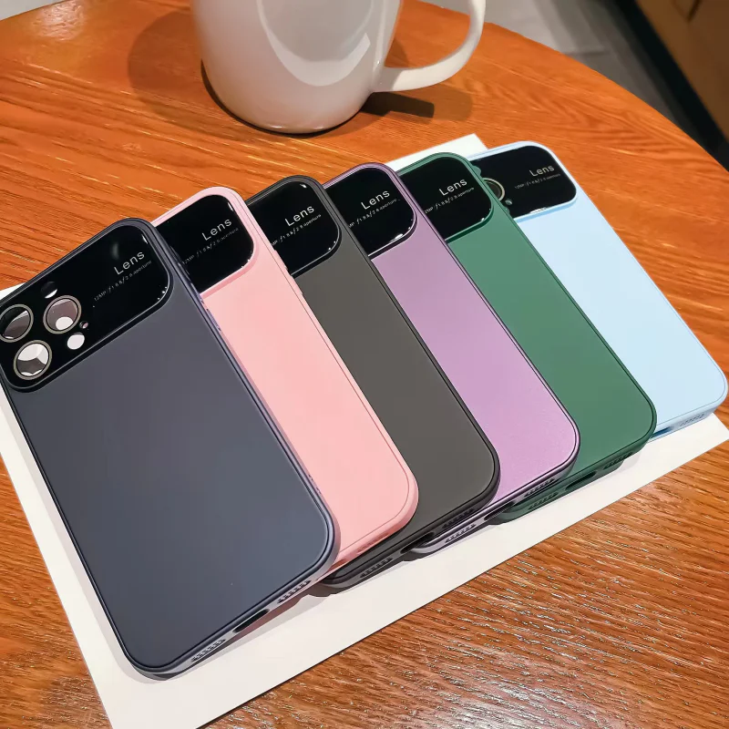 Capa Apokin para iPhone 13 Pro Max Silicone Mate com Proteção de Câmara Azul Escuro - Imagem 3