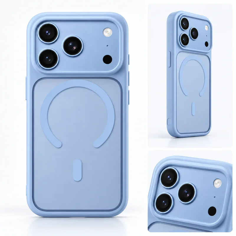 Capa Apokin com Anel Magnético para iPhone 17 Pro e 18 Pro Preto - Imagem 2