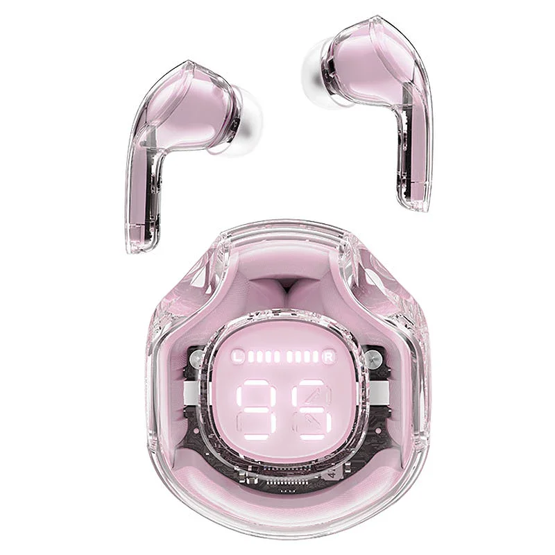 Auriculares Apokin Acefast T8 Bluetooth 5.3 com Cancelamento de Ruído Rosa - Imagem 1