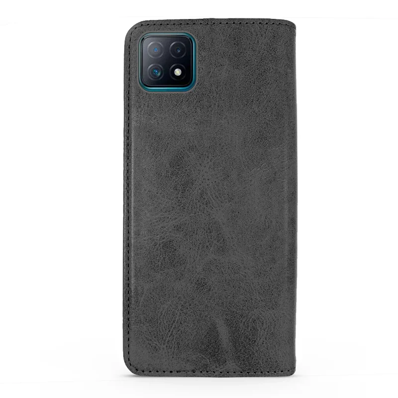 Capa em Pele Sintética com Porta-Cartões Apokin para Oppo A73 Azul - Imagem 5