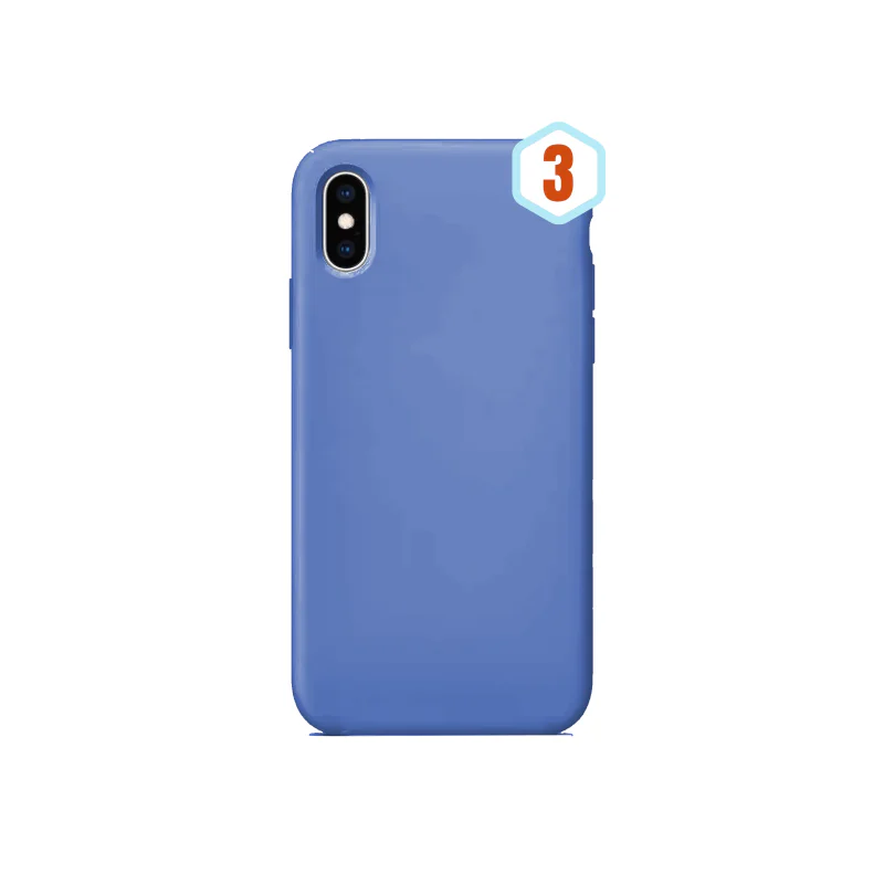 Capa de Silicone Líquido Apokin para iPhone Xs Max, Preto 11 - Imagem 5