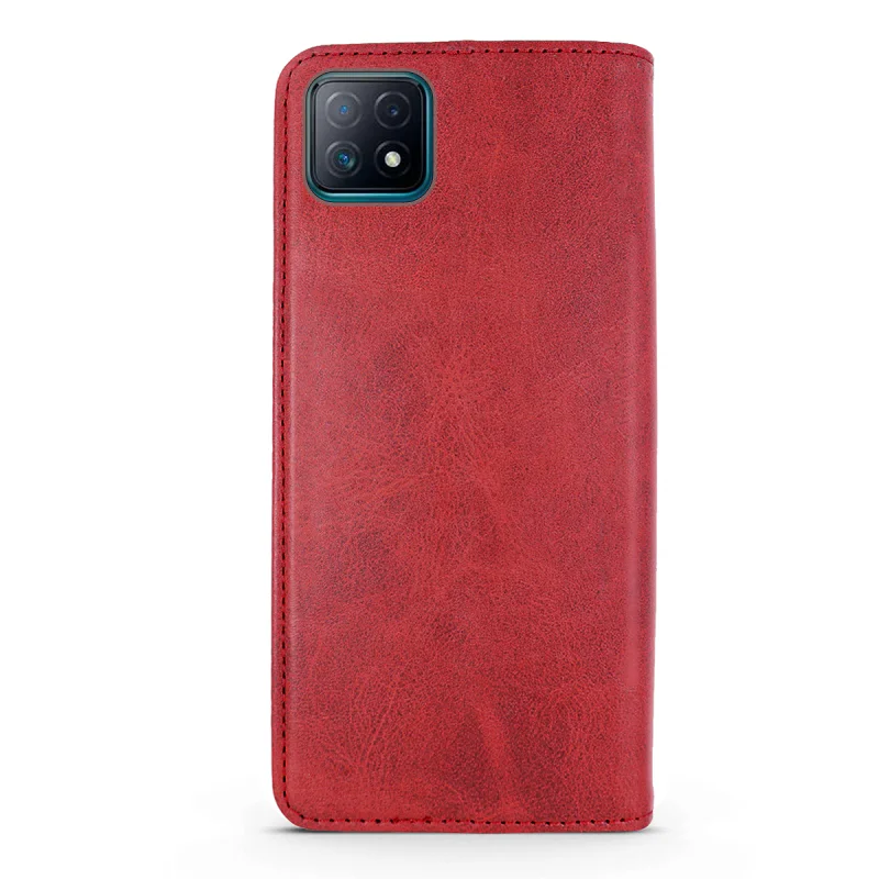 Capa em Pele Sintética com Porta-Cartões Apokin para Oppo A73 Azul - Imagem 3