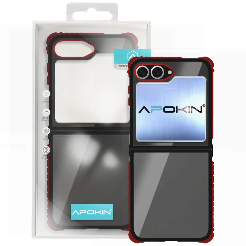 Capa Smoked Apokin Rock Samsung Galaxy Z Flip 6 Preto - Imagem 4