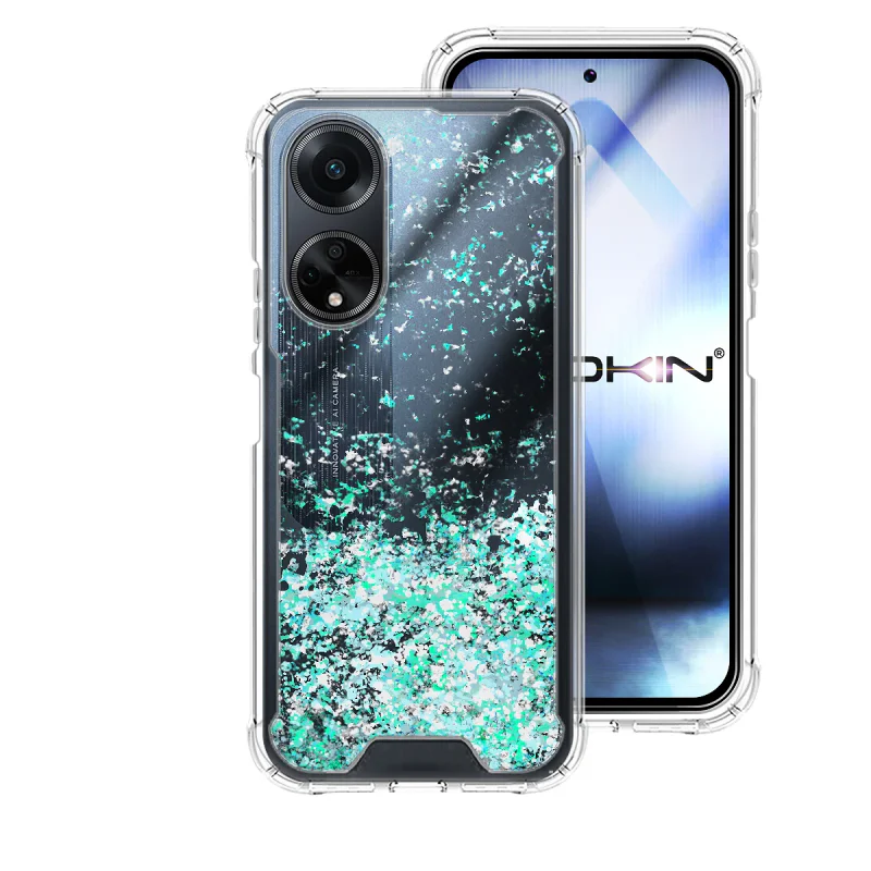 Capa de Gel Apokin com Purpurina para Oppo A98 Variedade de cores - Imagem 4