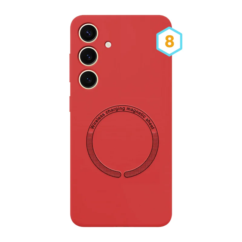 Capa Apokin Samsung Galaxy S24 Silicone Líquido com MagSafe Cor 8 - Imagem 4