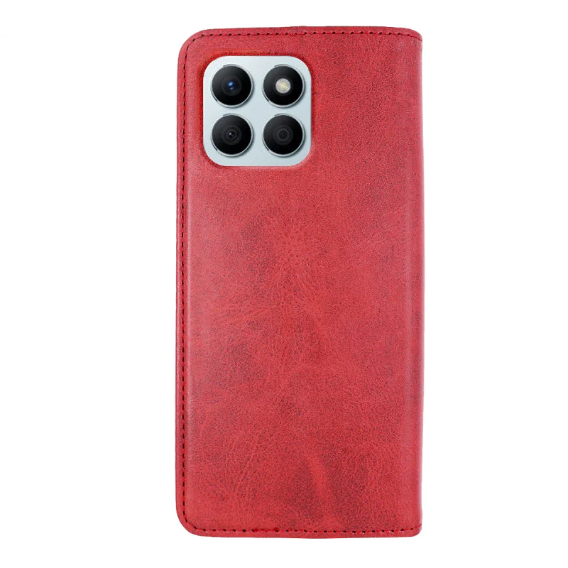 Capa Tipo Livro com Tampa Apokin para Honor X8b em Pele Sintética com Porta-Cartões Variedade de cores - Imagem 5