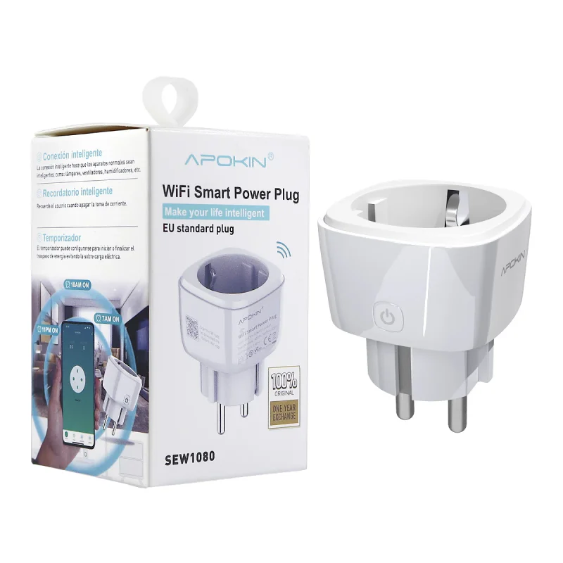 Tomada Inteligente Apokin SEW1080 Wi-Fi