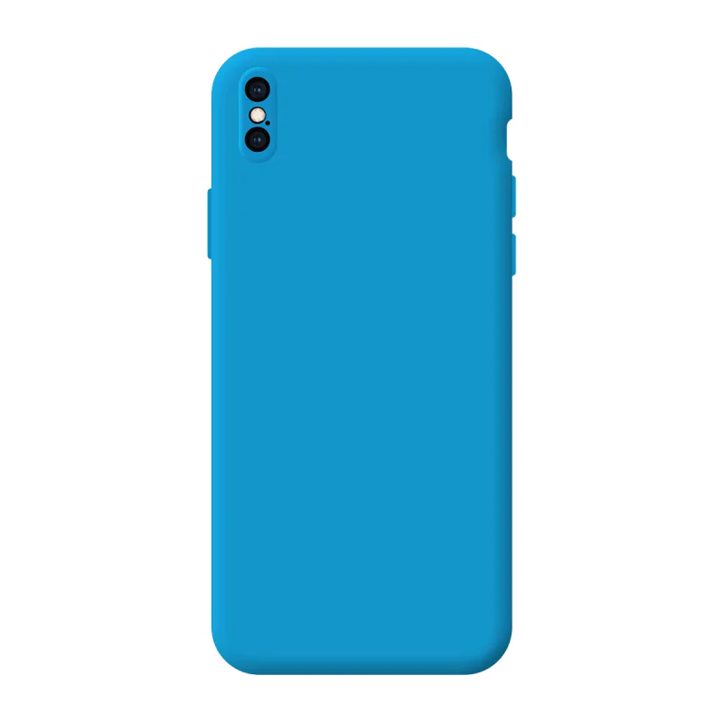 Capa Apokin para iPhone XS Max Silicone Suave com Relevo de Câmara 3D Lilás - Imagem 2