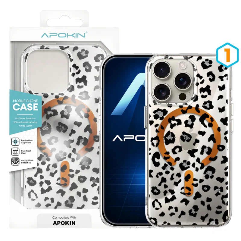 Capa Apokin para iPhone 16 Pro Max Silicone com MagSafe e Desenho 1 - Imagem 2